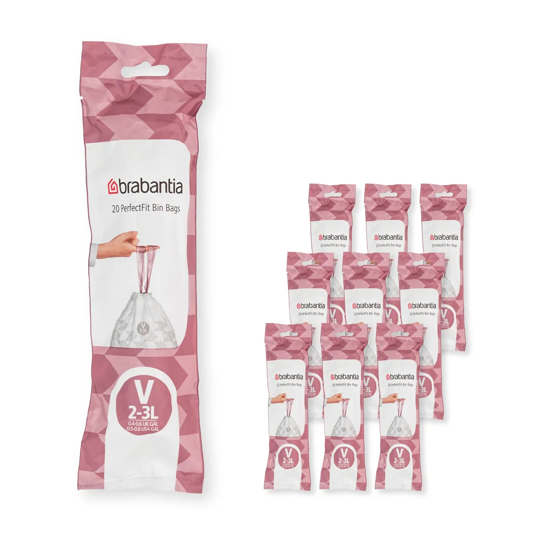 Brabantia Brabantia PerfectFit affaldspose 200 poser Model V, 2-3 L