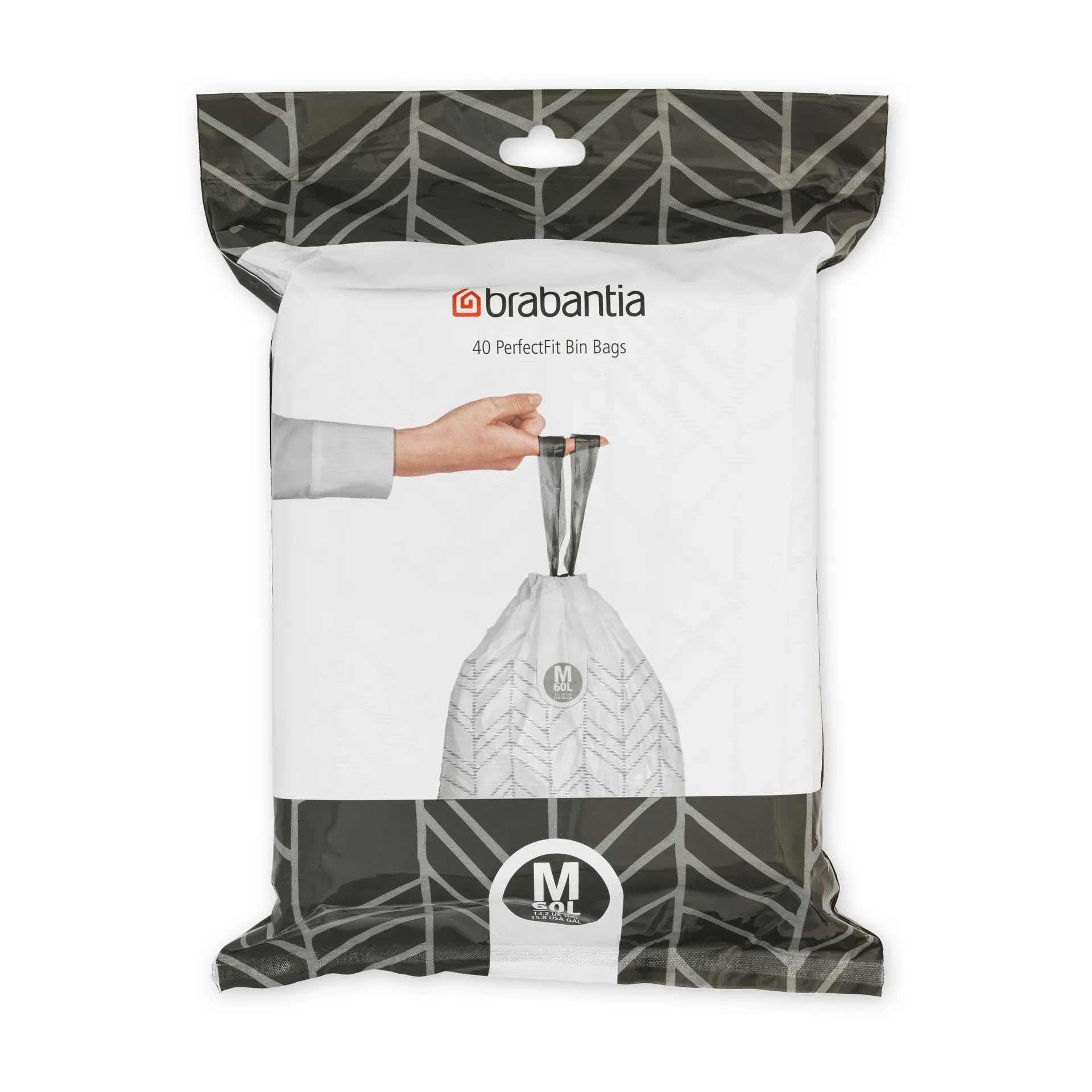 Brabantia PerfectFit affaldspose 40-pak, 60 L Brabantia