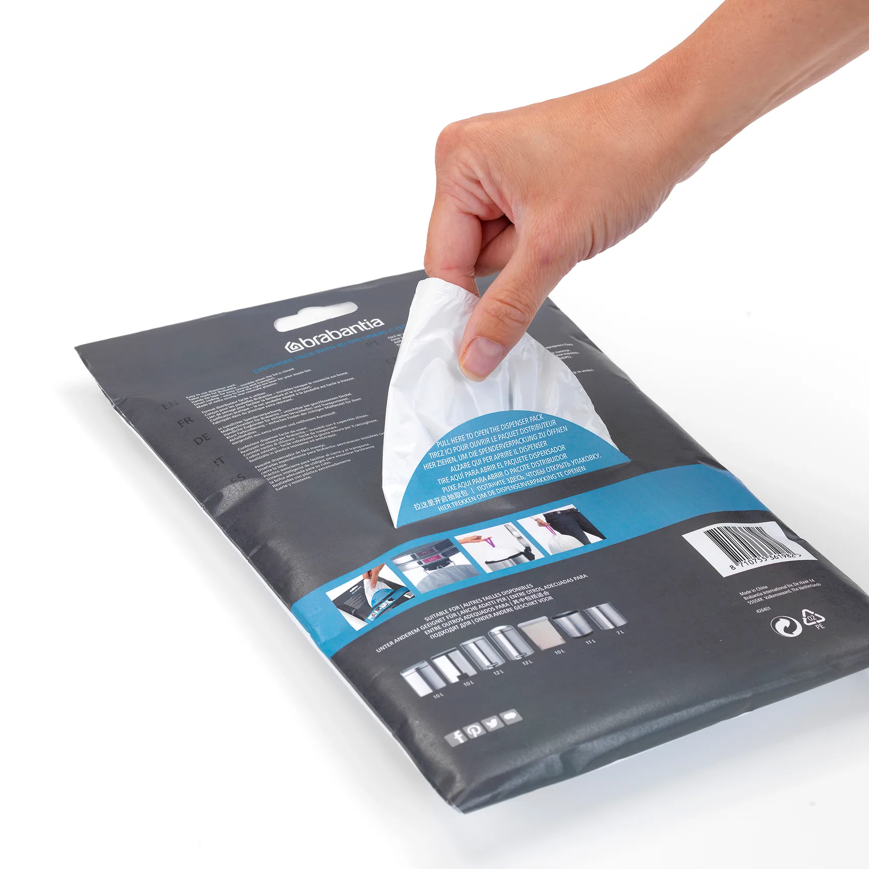 Brabantia skraldepose, 30 L | O 40 stk. Brabantia