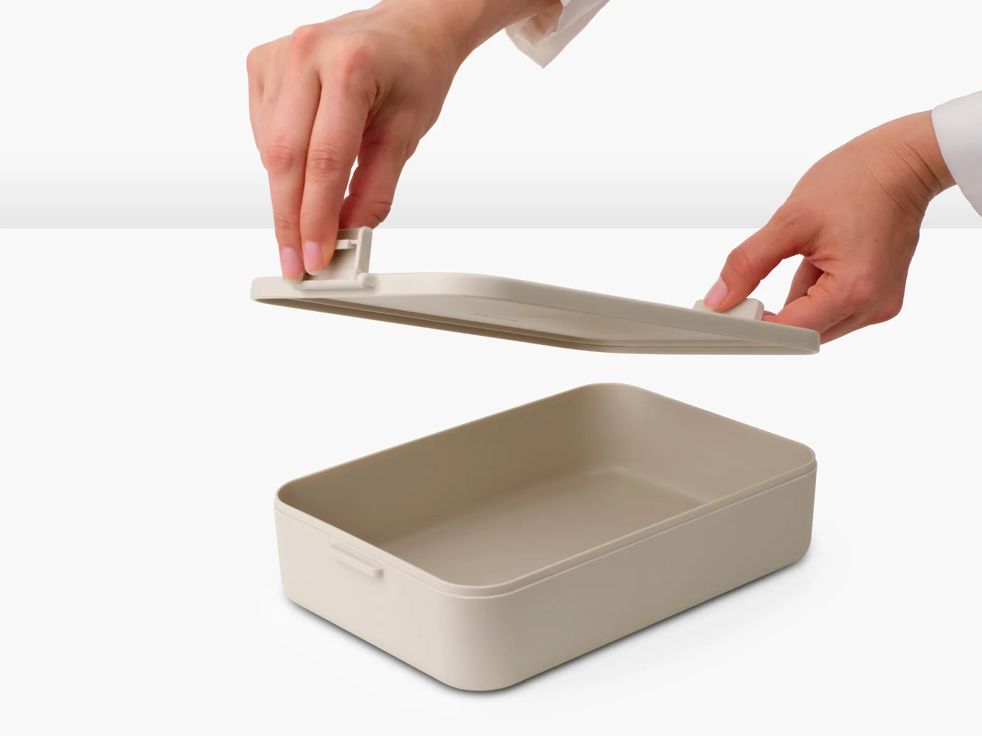 Make & Take madkasse stor 2 L, Soft Beige Brabantia