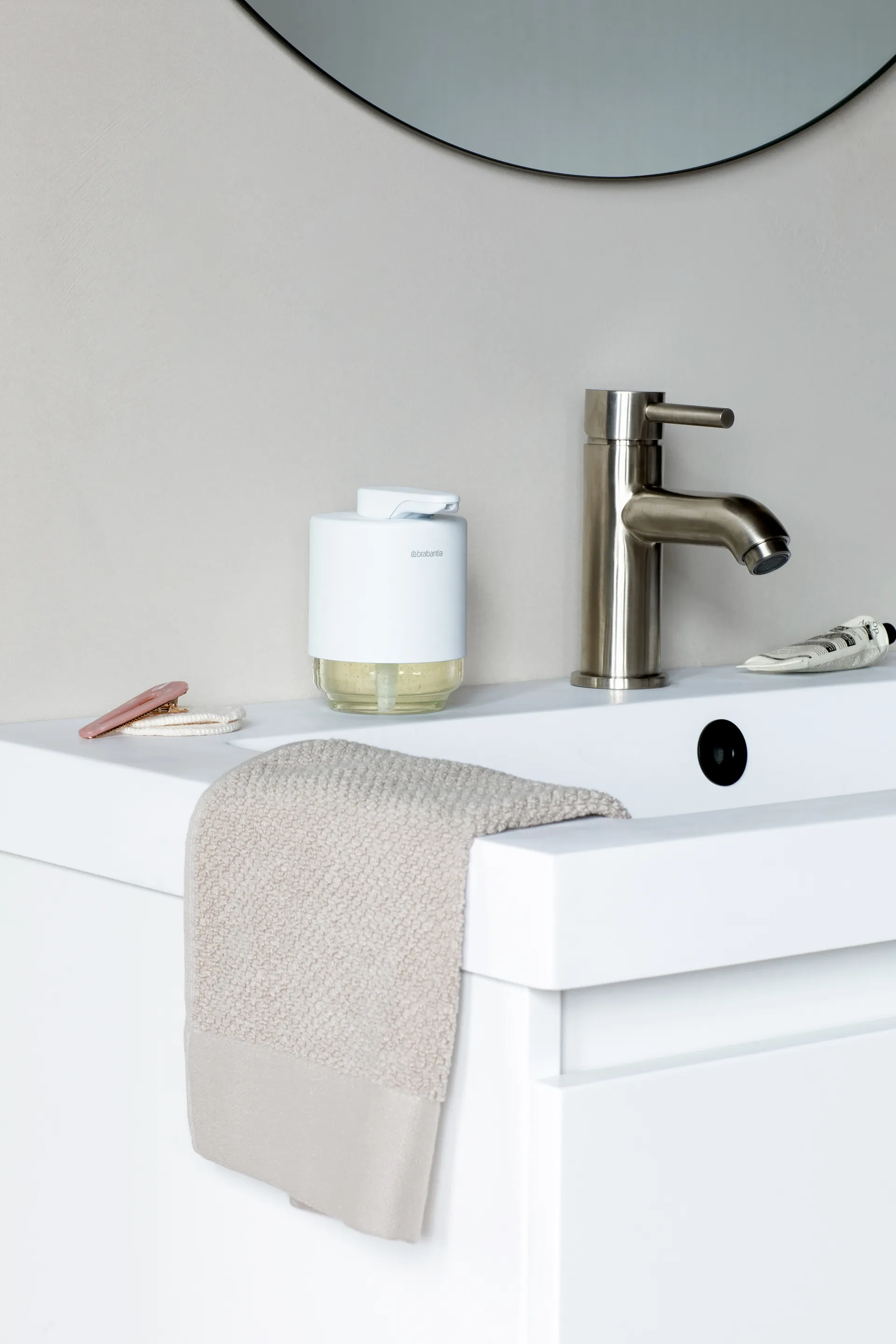 MindSet sæbedispenser, Mineral Fresh White Brabantia