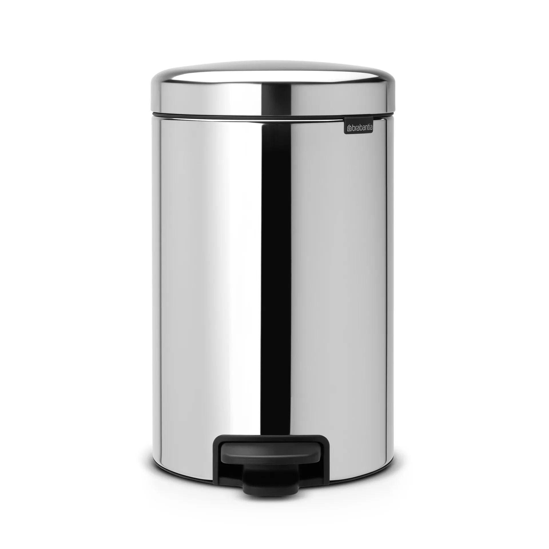 New Icon pedalspand 12 liter, brilliant steel (sølv) Brabantia