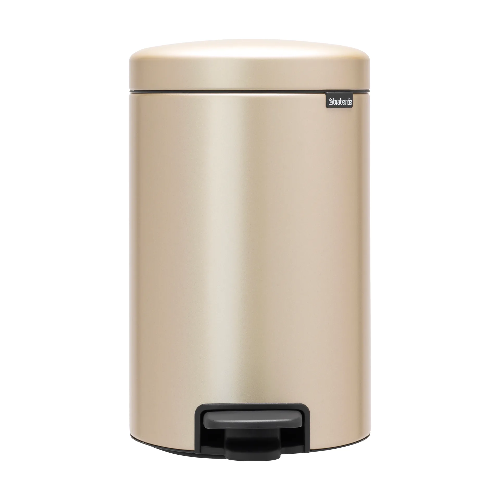 New Icon pedalspand 12 liter, Metallic Gold Brabantia