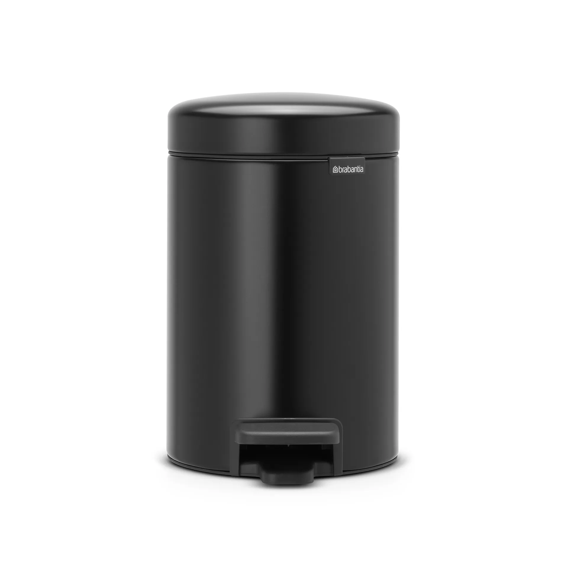 New Icon pedalspand 3 liter, matt black (sort) Brabantia