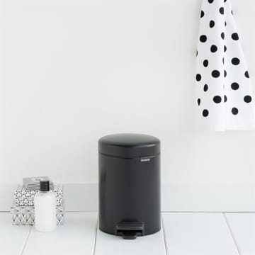 New Icon pedalspand 3 liter - matt black (sort) - Brabantia