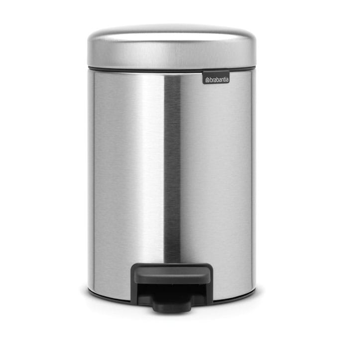 New Icon pedalspand 3 liter, Matt steel fingerprint proof Brabantia