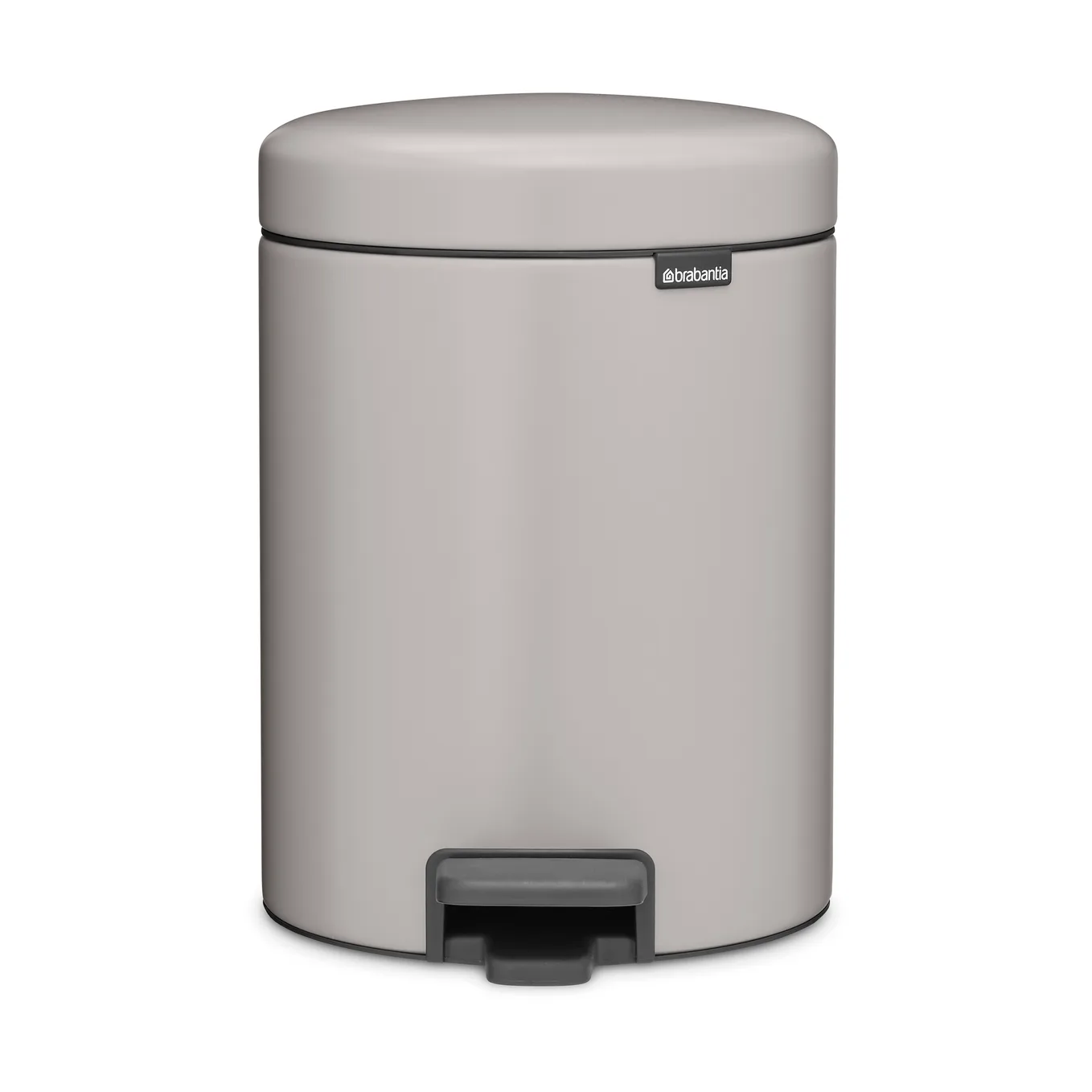 Brabantia New Icon pedalspand 5 liter Soft grey