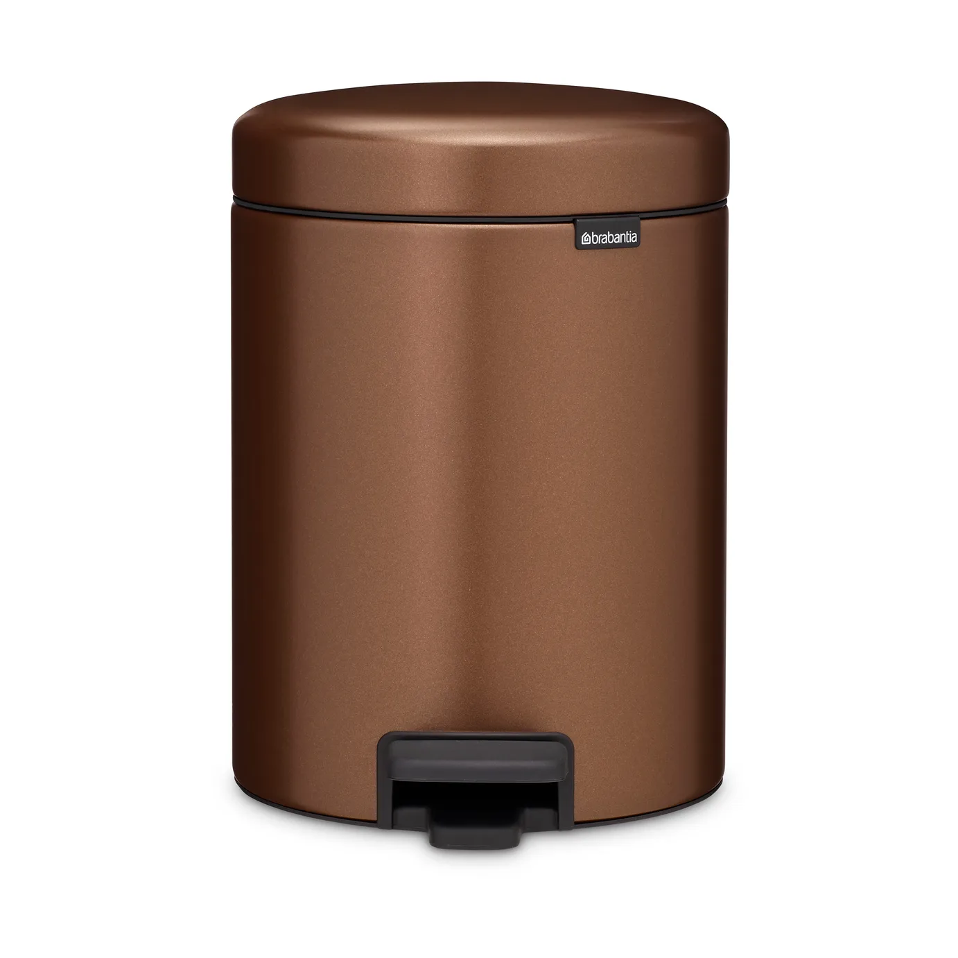 Brabantia New Icon pedalspand 5 liter Warm bronze