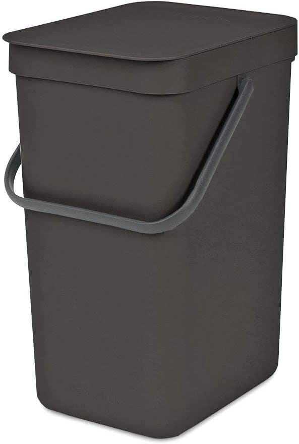 Papirkurv "SORT & GO" 16L, Antracit Brabantia