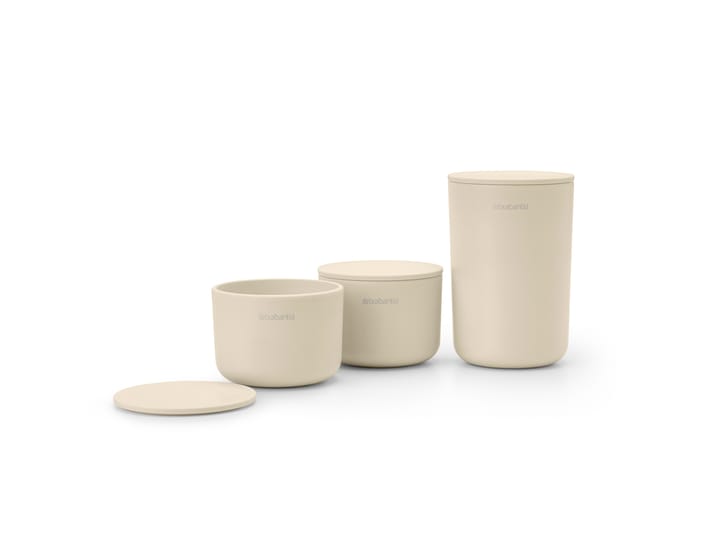 ReNew opbevaringskrukker 3-pak, Soft Beige Brabantia