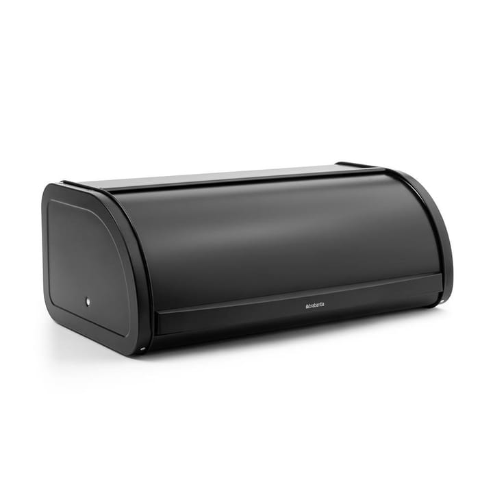 Roll Top brødkasse large, matt black (sort) Brabantia