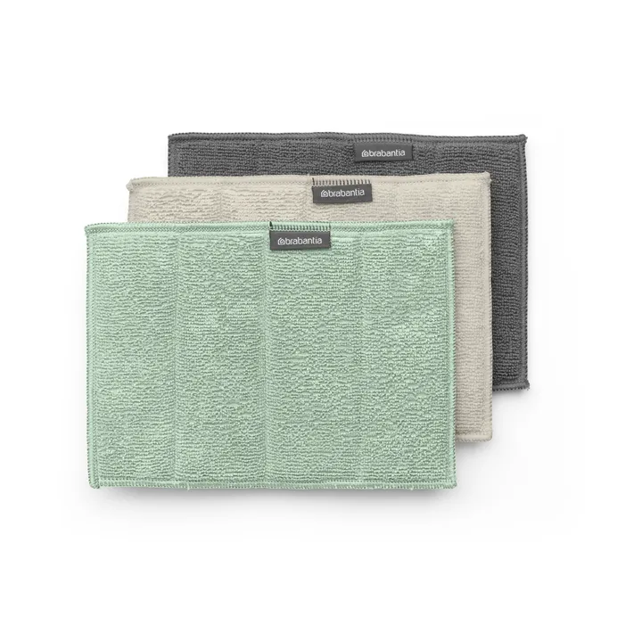 Sinkside rengøringssvamp mikrofiber 3-pak - Mixede - Brabantia