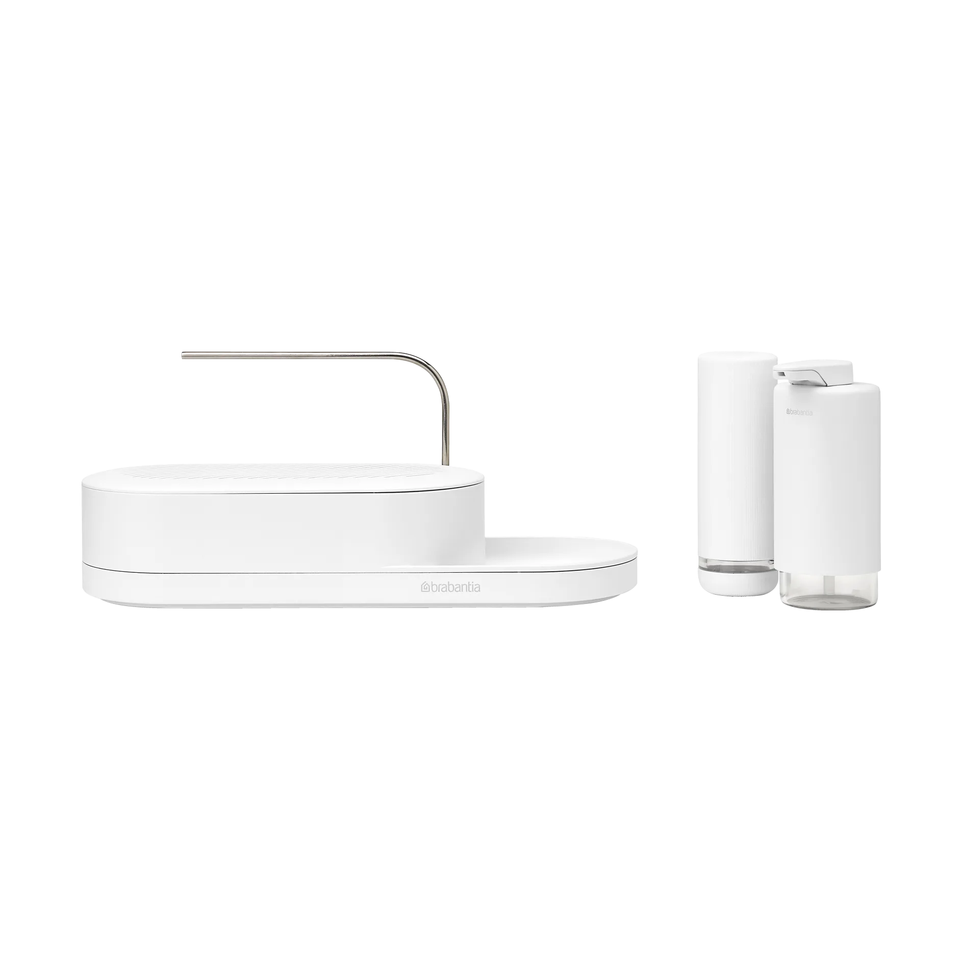 SinkStyle køkkenbordsorganizer sæt 3 dele, Mineral Fresh White Brabantia