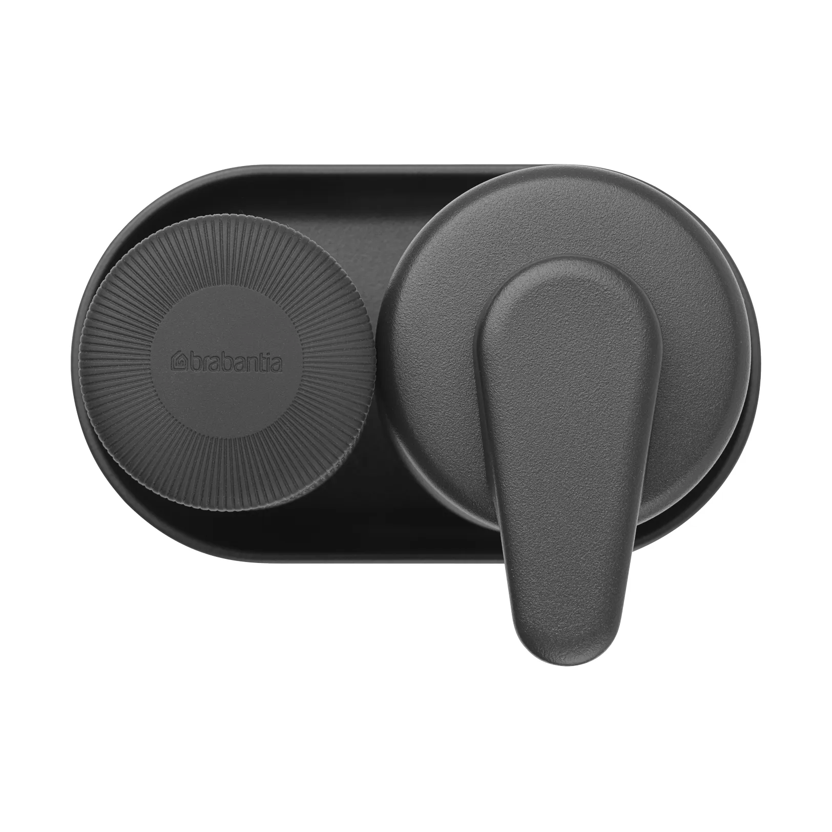 SinkStyle sæbedispenser/opvaskemiddeldispenser sæt, Mineral Infinite Grey Brabantia