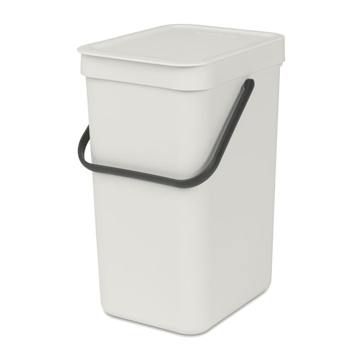 Sort & Go affaldsspand 12 liter, Lysegrå Brabantia