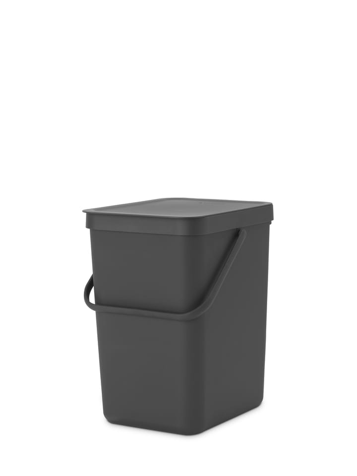 Sort & Go affaldsspand 25 L, Grå Brabantia