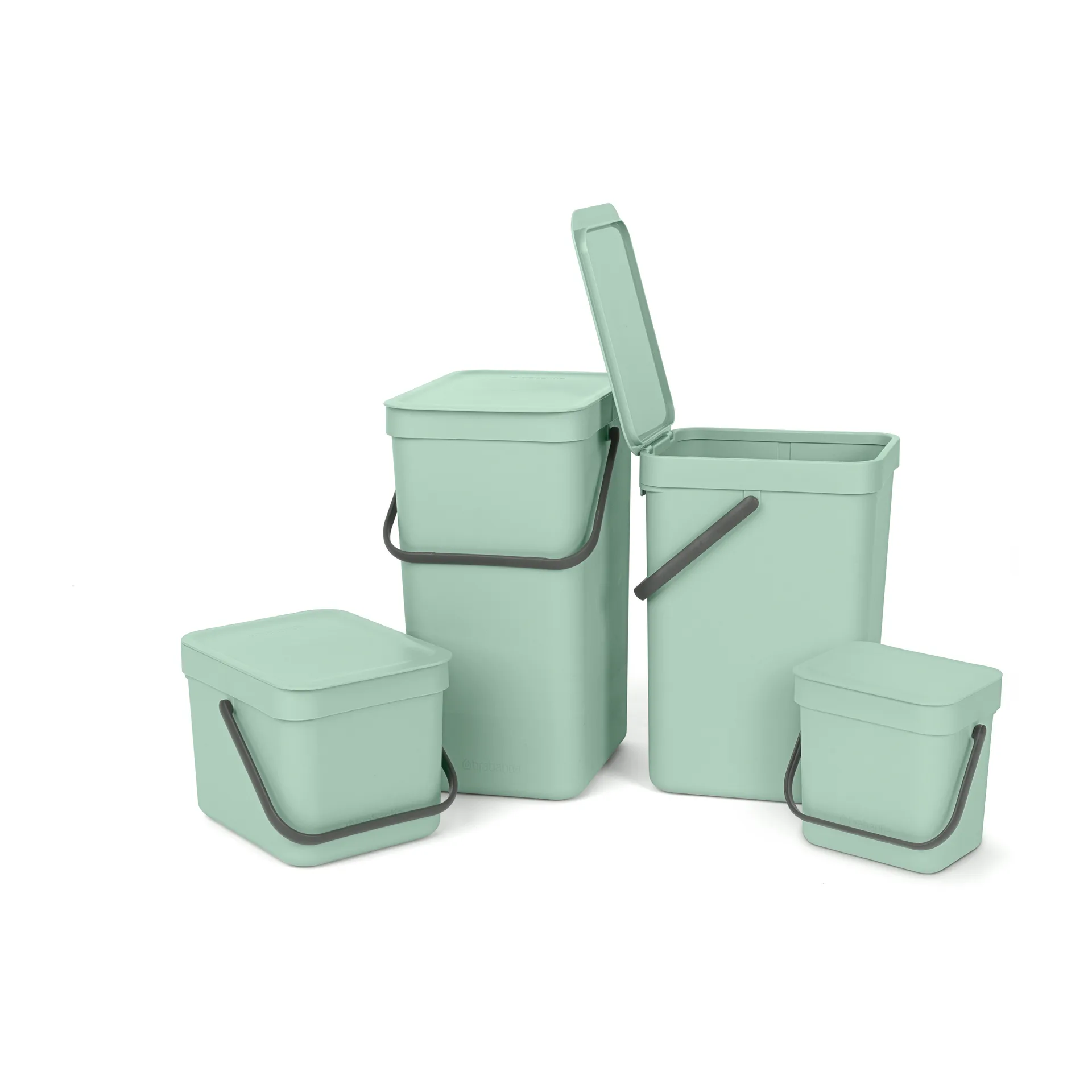 Sort & Go affaldsspand 3 L, Jade green Brabantia
