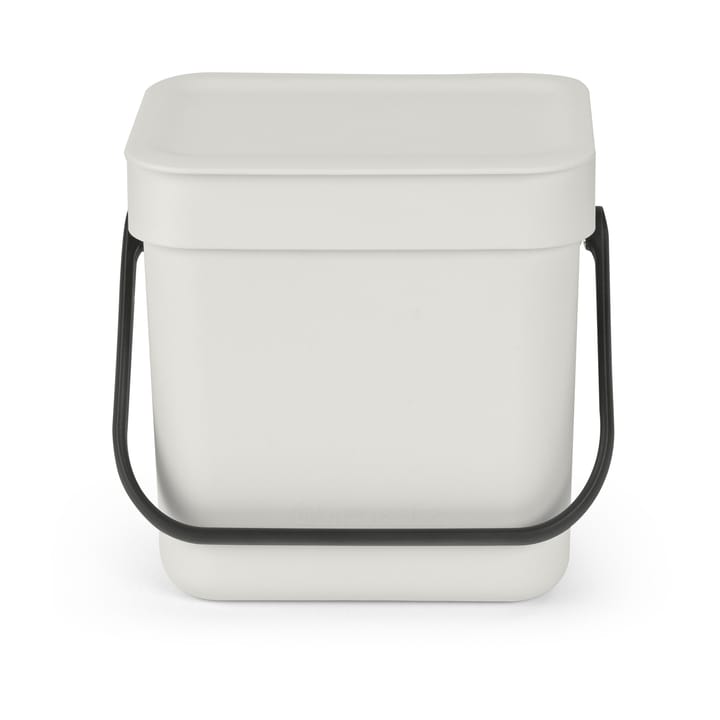 Sort & Go affaldsspand 3 L, Lysegrå Brabantia