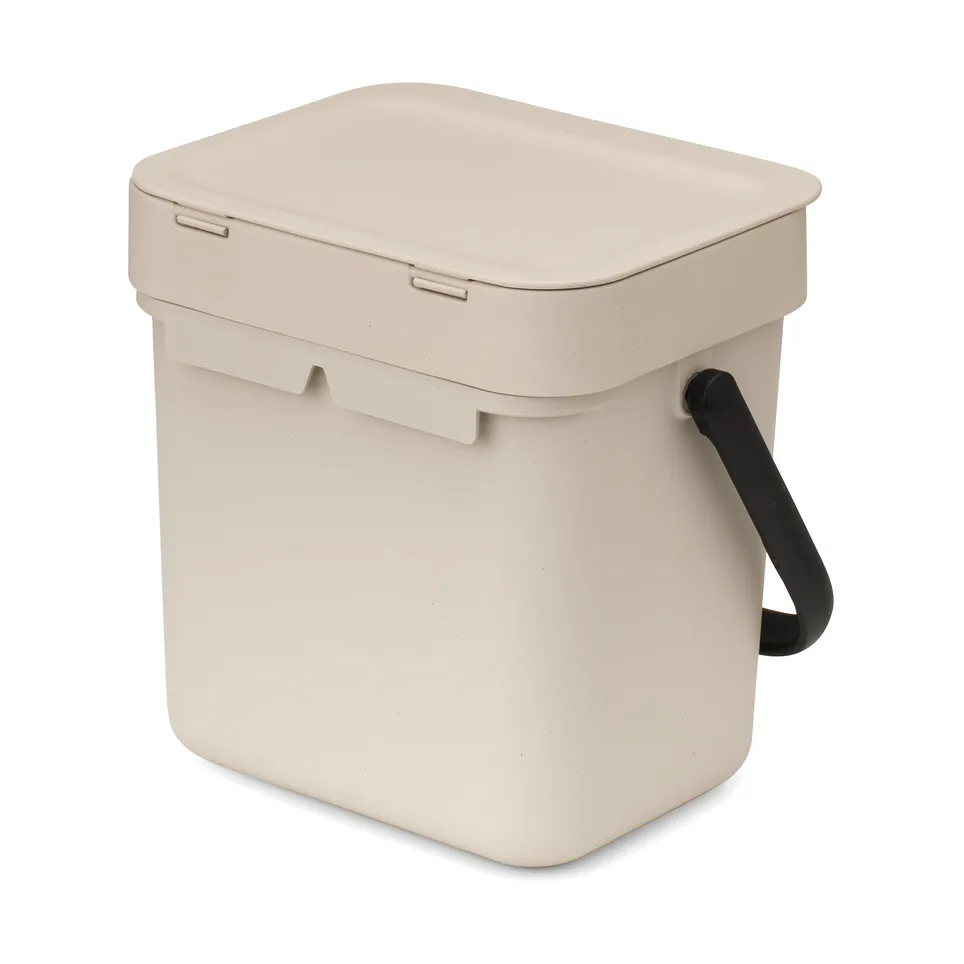 Sort & Go affaldsspand 3 L, Soft Beige Brabantia