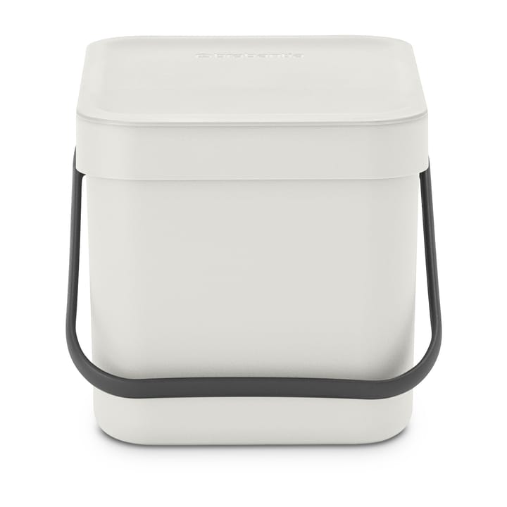 Sort & Go affaldsspand 6 liter, Lysegrå Brabantia