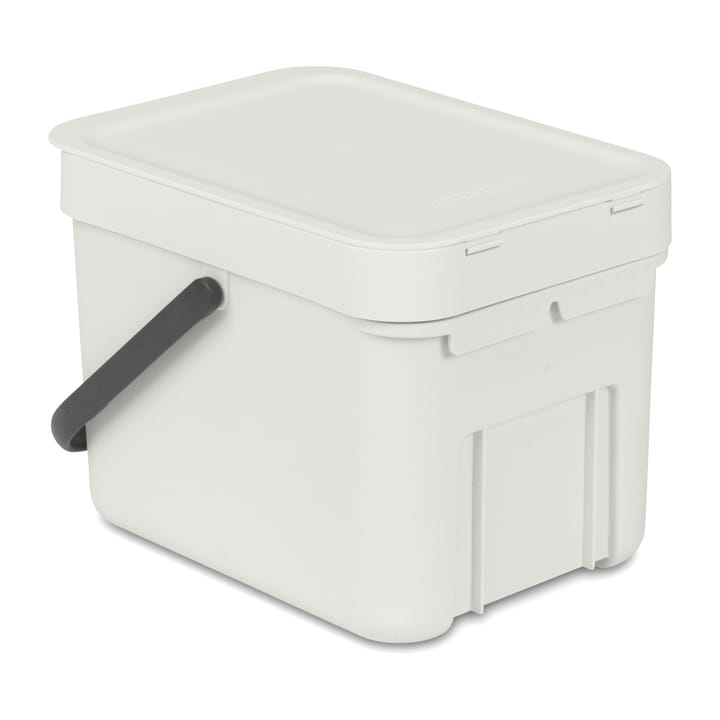 Sort & Go affaldsspand 6 liter, Lysegrå Brabantia