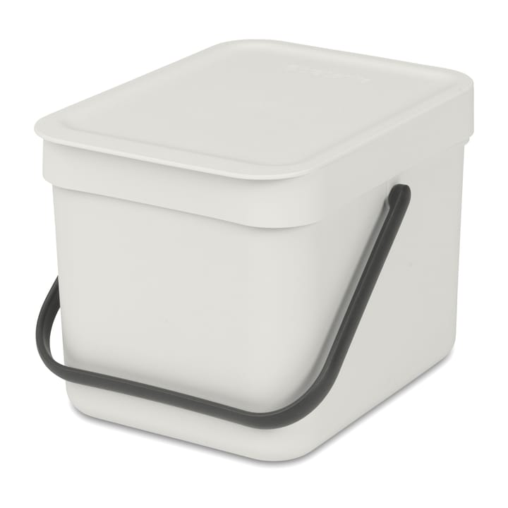Sort & Go affaldsspand 6 liter, Lysegrå Brabantia