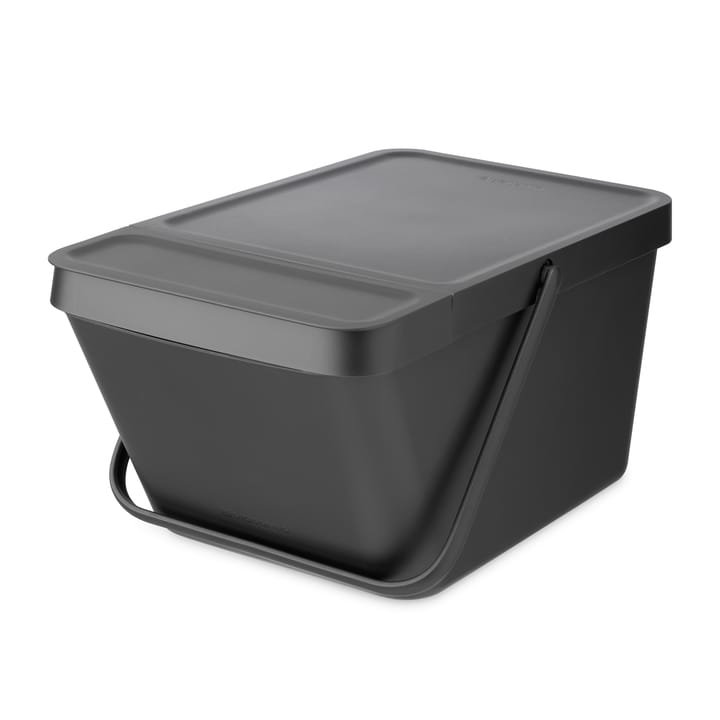 Sort & Go stabelbar affaldsspand 20 L, Grå Brabantia