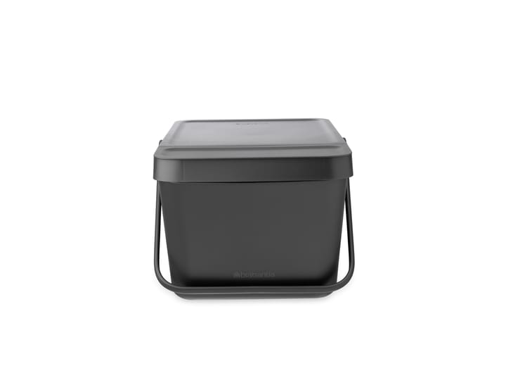 Sort & Go stabelbar affaldsspand 20 L, Grå Brabantia