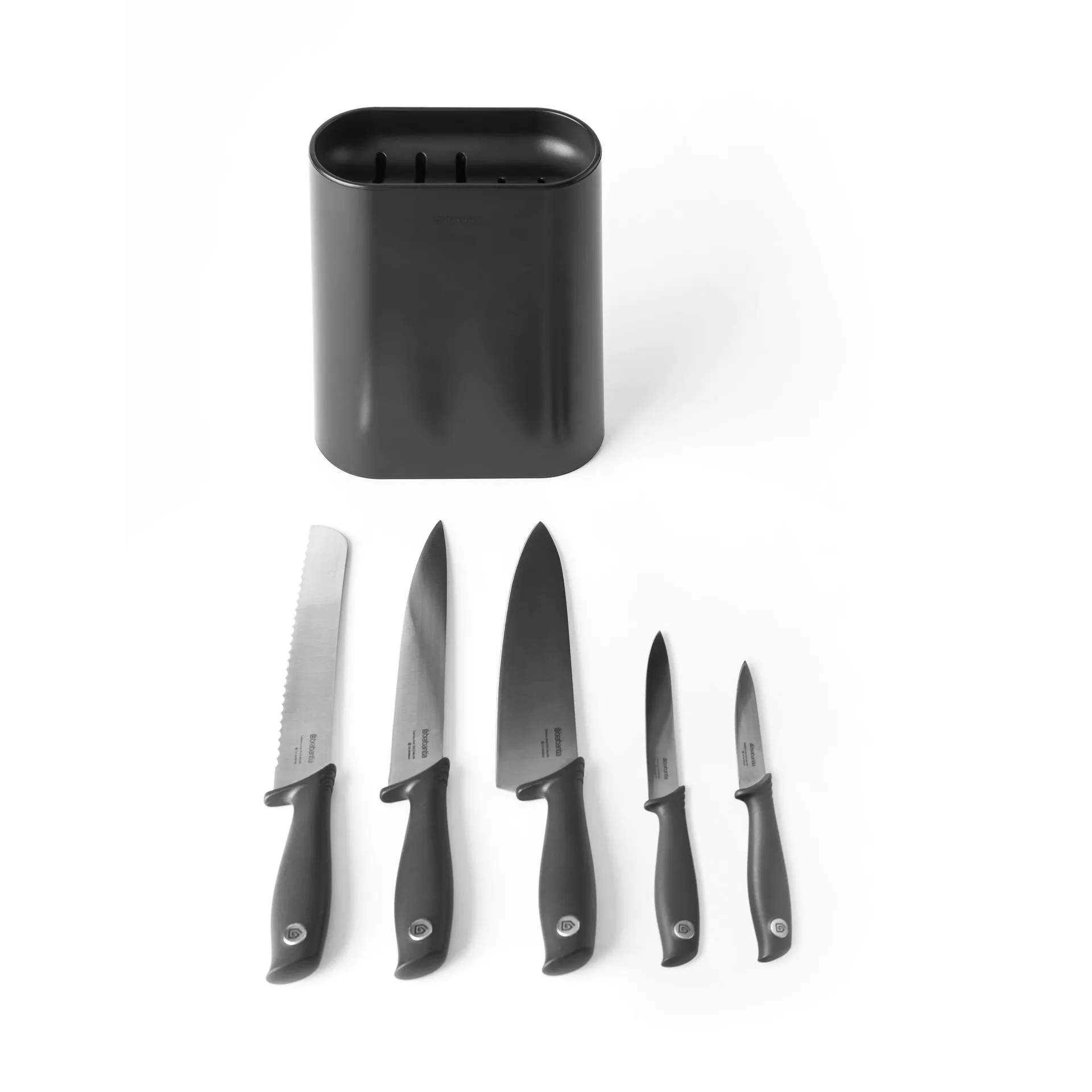 Tasty Knivblok stående, 5 knive Brabantia