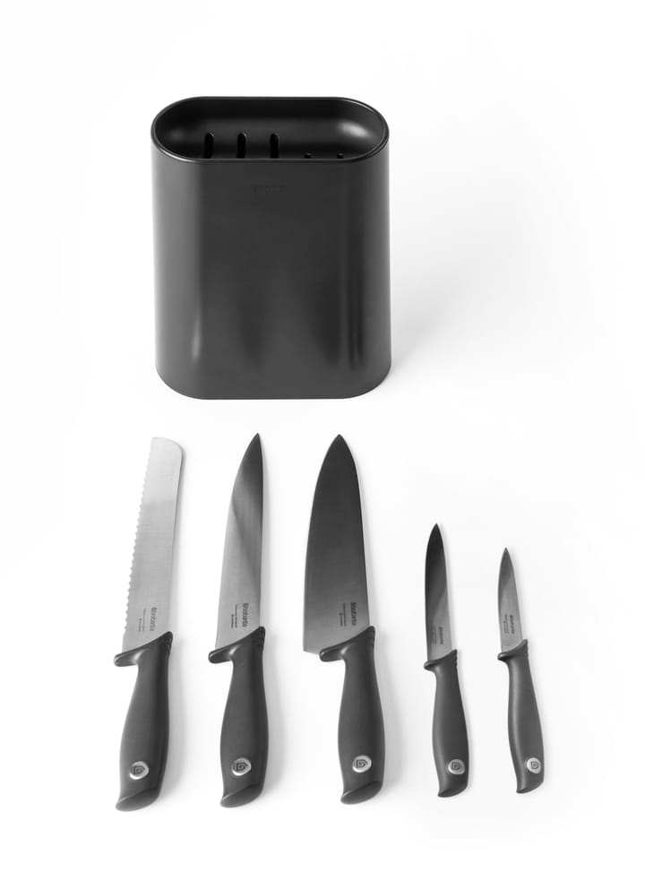 Tasty Knivblok stående, 5 knive Brabantia