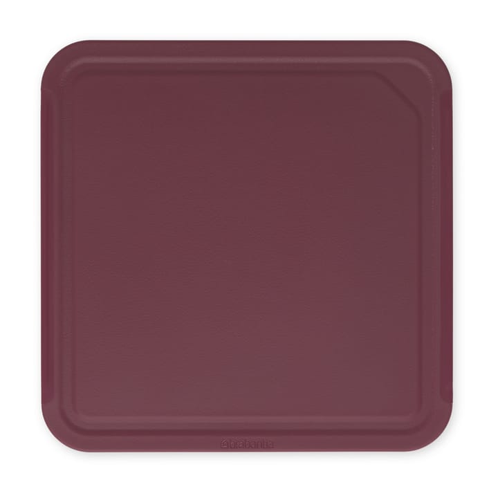 TASTY+ skærebr�æt medium 25x25 cm - Aubergine red - Brabantia