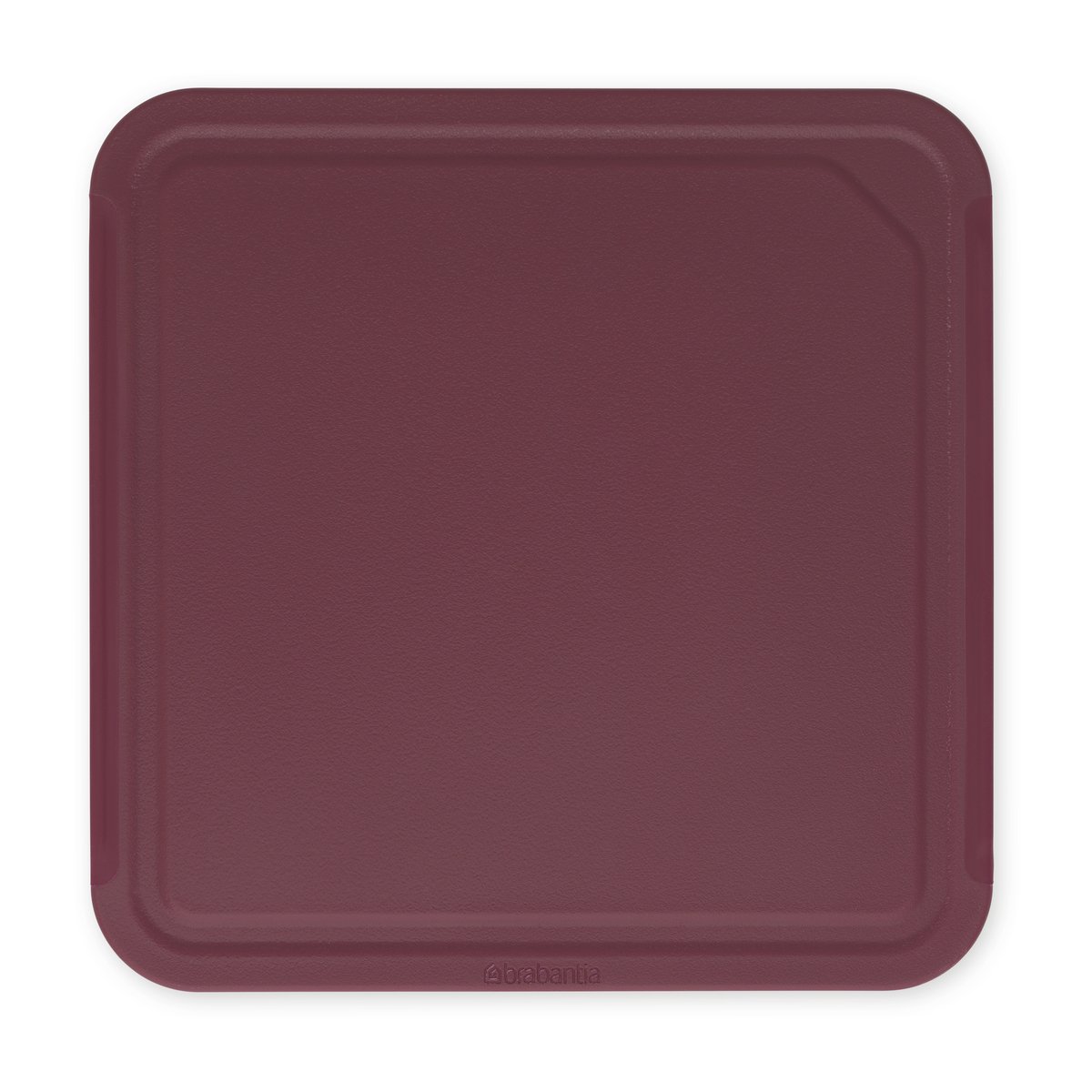 Brabantia TASTY+ skærebræt medium 25×25 cm Aubergine red