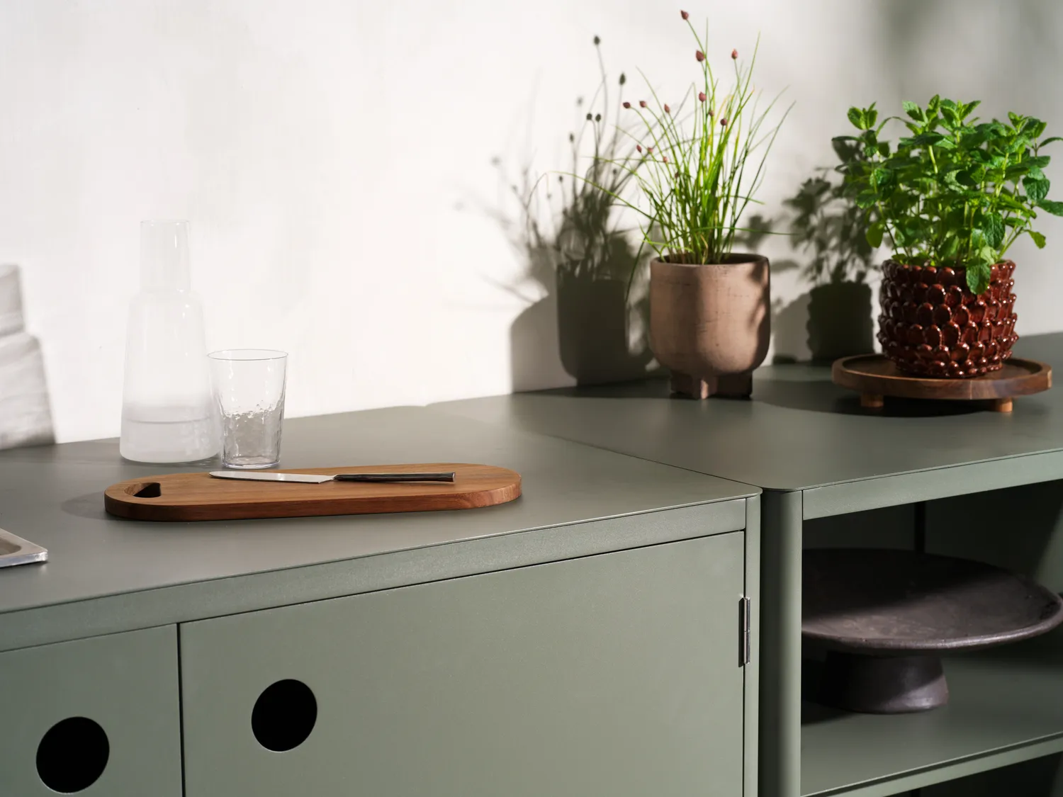 Kelia udekøkken underskab med vask, Antracit, 121x90x64 cm Brafab