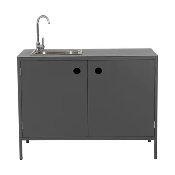 Kelia udekøkken underskab med vask - Antracit, 121x90x64 cm - Brafab