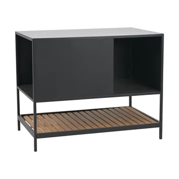 Prep udekøkken bænkeskab 110x90x70 cm - Sort - Brafab