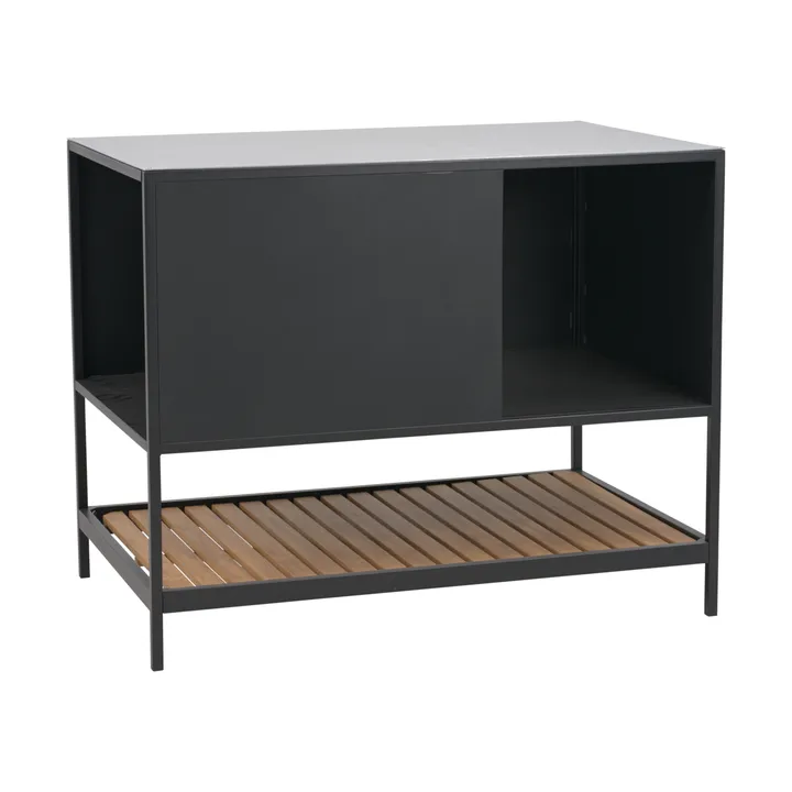 Prep udekøkken bænkeskab 110x90x70 cm - Sort - Brafab