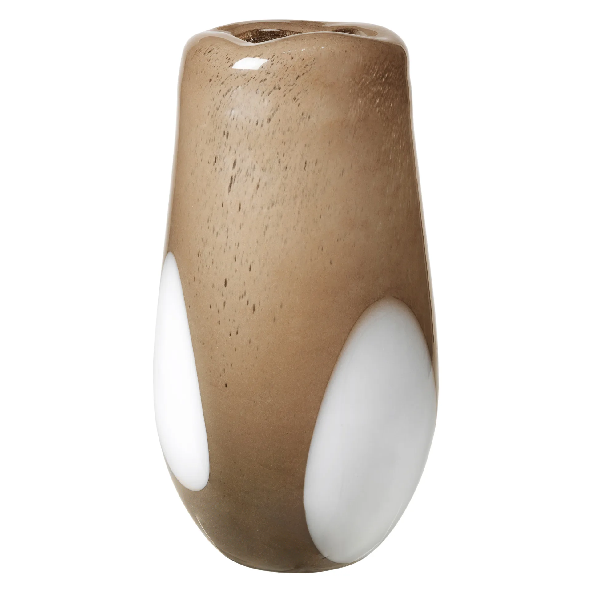 Ada Dot glasvase 37 cm, Simply taupe warm grey Broste Copenhagen