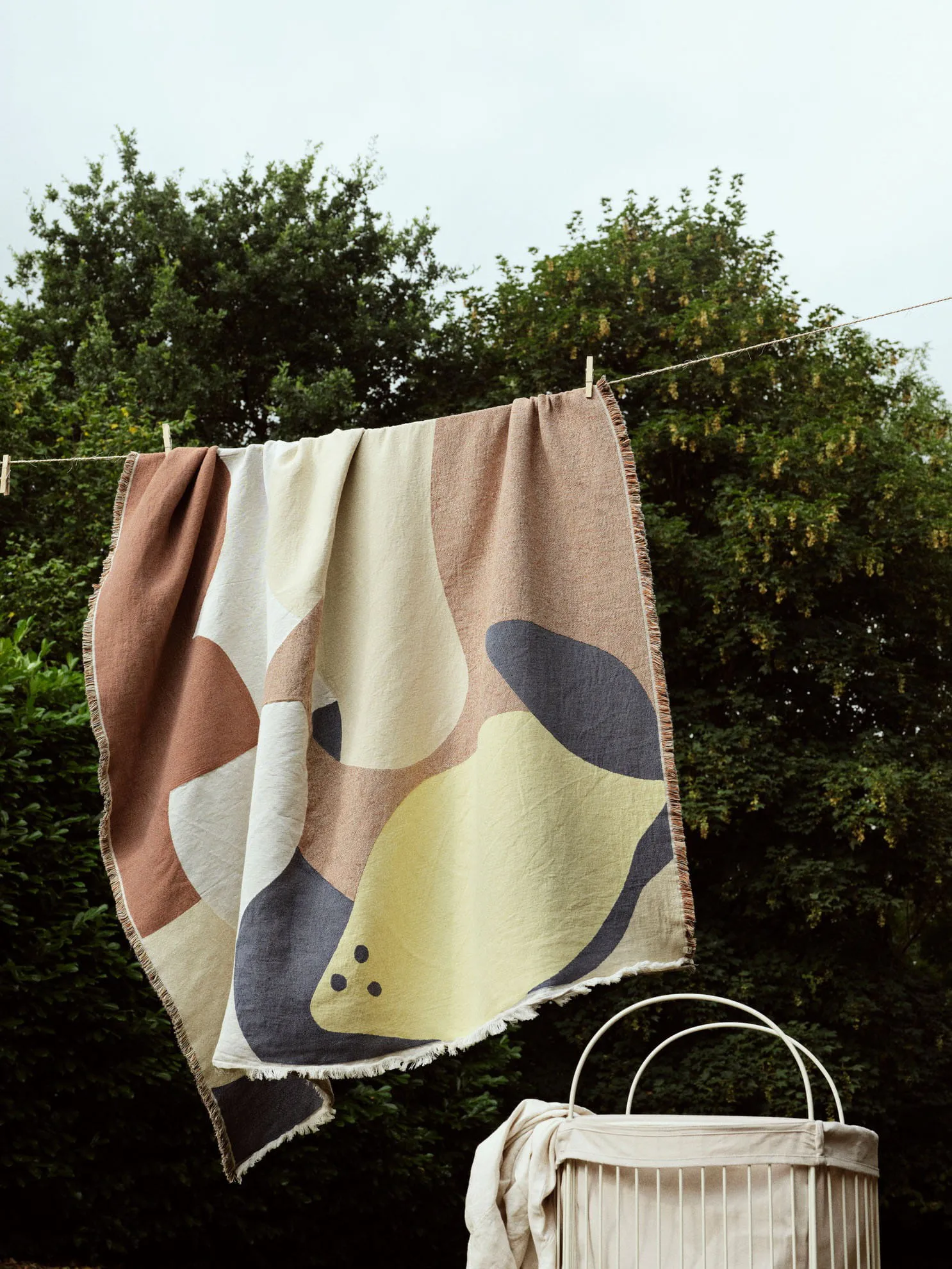 Daphne plaid 140x180 cm, Color mix Broste Copenhagen