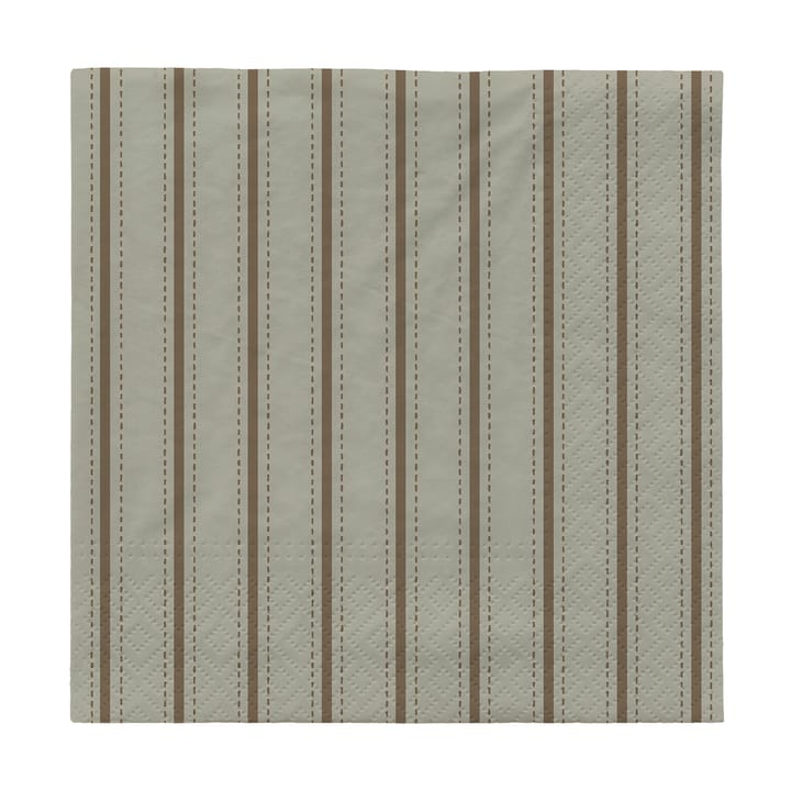 Dolly papirsservietter 33x33 cm 20 pk - Desert sage-dark green - Broste Copenhagen