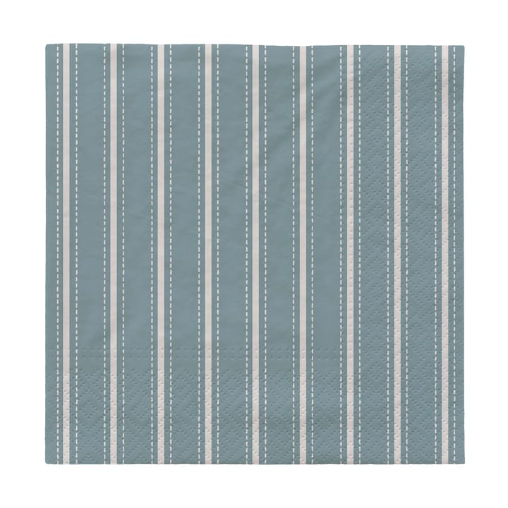 Dolly papirsservietter 33x33 cm 20 pk - Light blue-white - Broste Copenhagen
