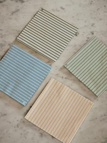 Dolly papirsservietter 33x33 cm 20 pk - Sort-offwhite - Broste Copenhagen