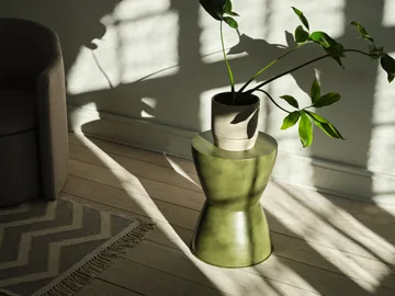 Ebbe taburet Ø33x46 cm - Army green - Broste Copenhagen