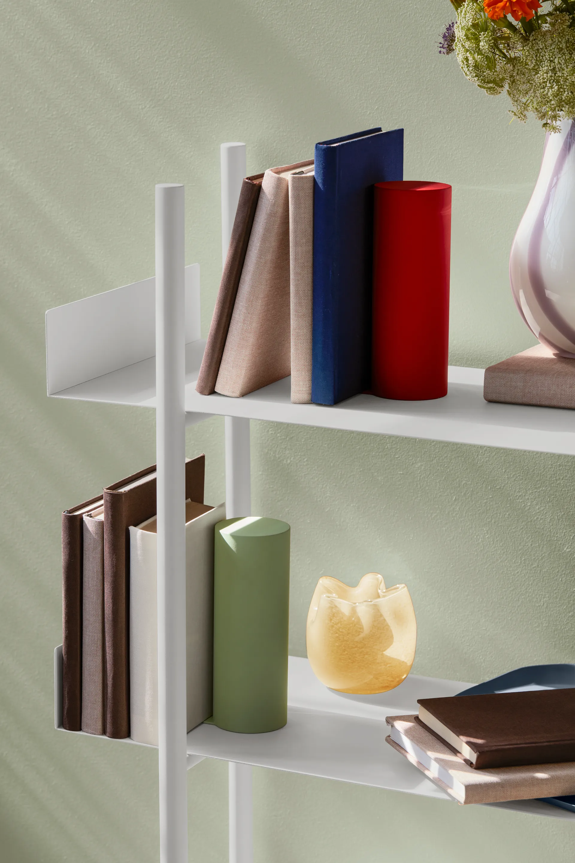 Esther vase/Fyrfadsstage Ø9,8 cm, Anise flower yellow Broste Copenhagen