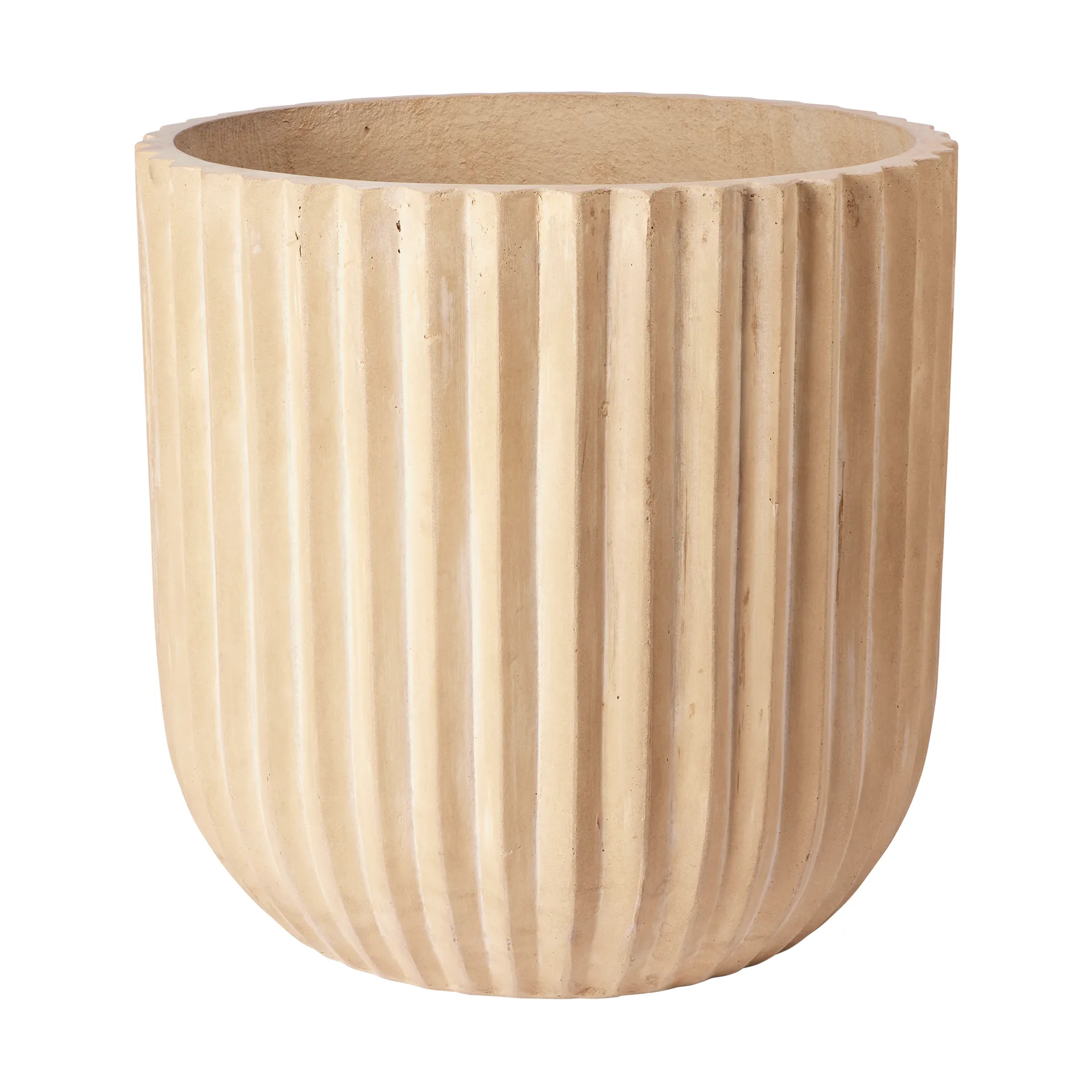 Fiber krukke Ø50 cm, Antique beige Broste Copenhagen