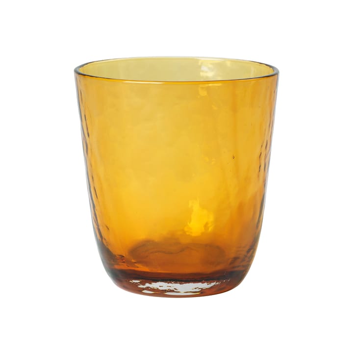 Hammered drikkeglas 33,5 cl - Amber - Broste Copenhagen