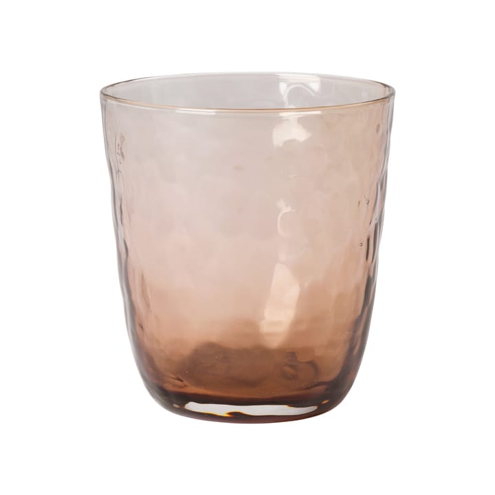 Hammered drikkeglas 33,5 cl - Brun - Broste Copenhagen