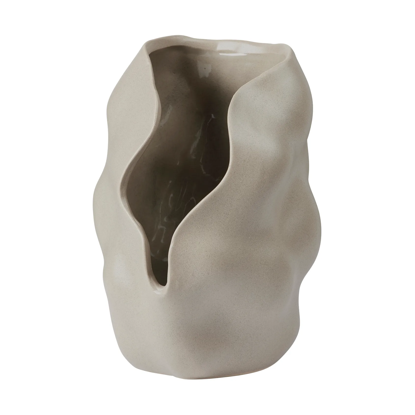 Hekla Hurricane lysestage Ø18,6 cm, Dove grey Broste Copenhagen
