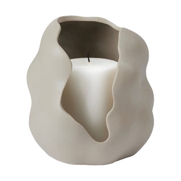 Hekla lysestage Ø16 cm - Dove grey - Broste Copenhagen
