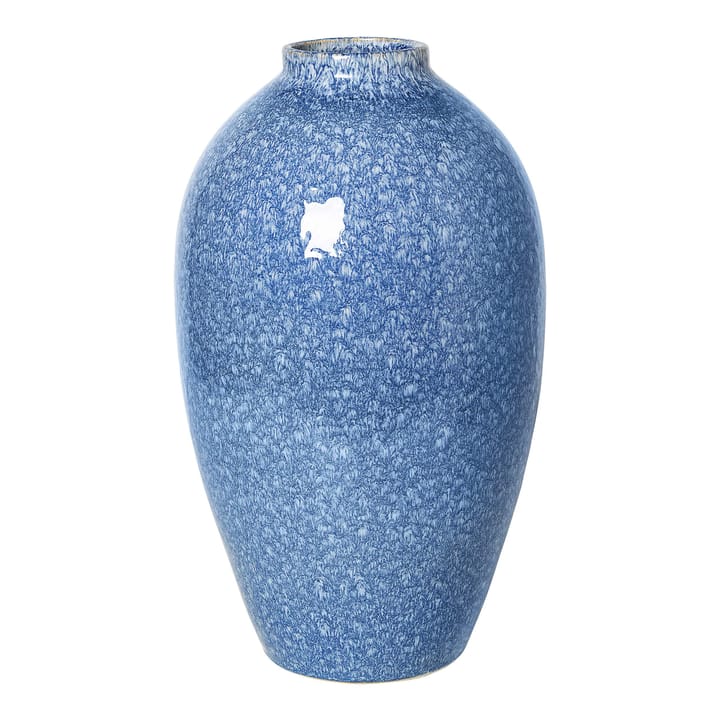 Ingrid keramikvase 40 cm, Insignia blue/White Broste Copenhagen
