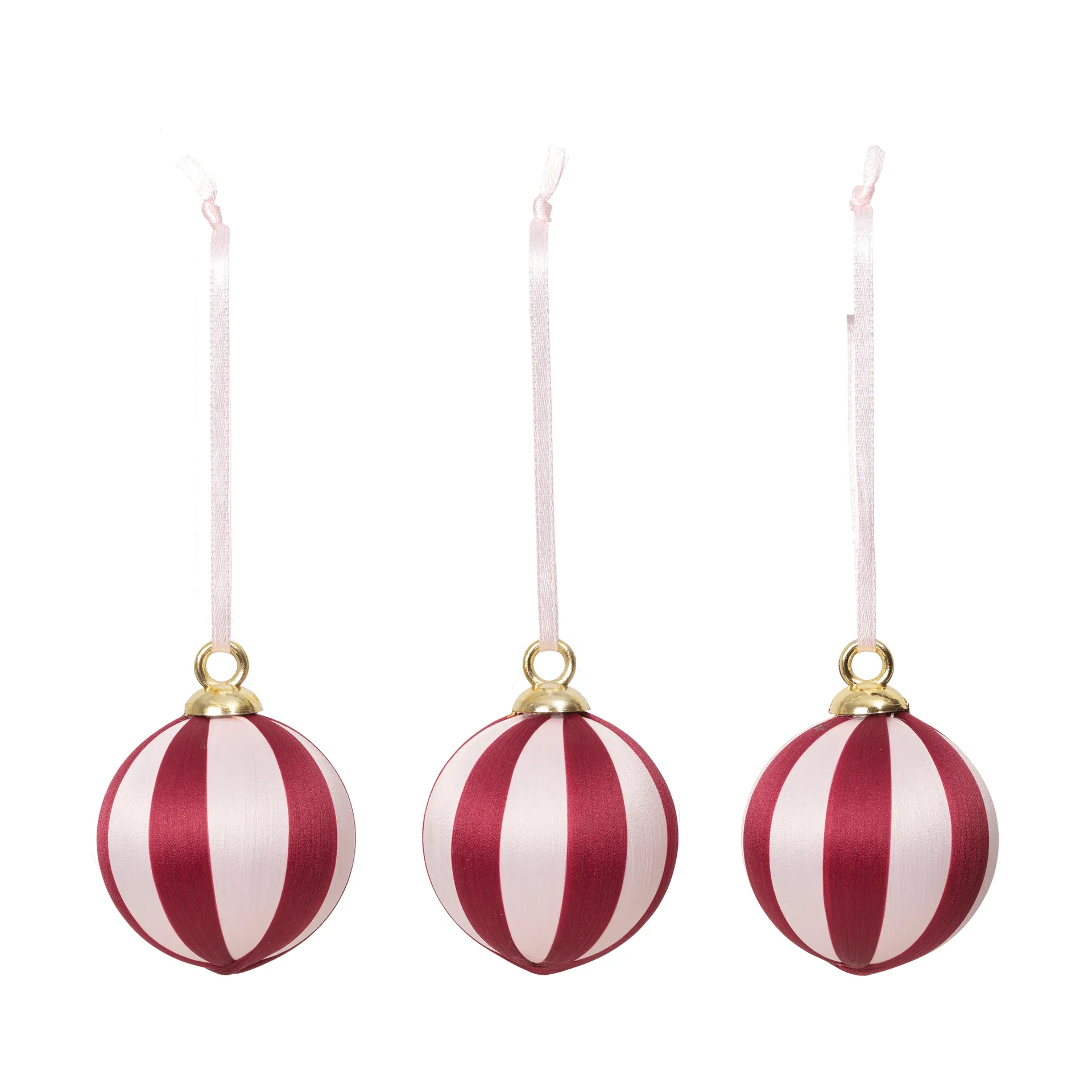 Joy julekugle, Deep Red-Soft Pink Broste Copenhagen